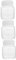 GREENADSCAPE 3 Piezas mini vaso Bebiendo botellas de aseo botella de agua más fría térmico paso botella de agua de oficina contenedor de agua para exterior Vidrio de alto borosilicato