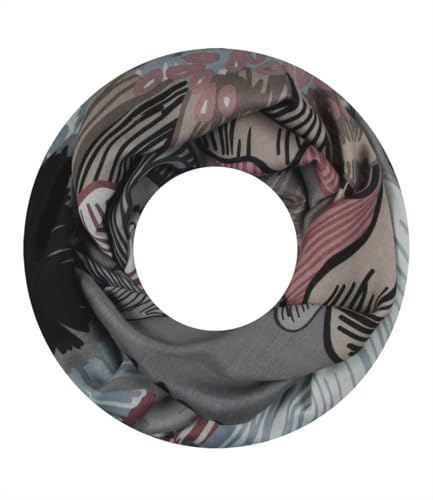 Majea Damen Loop Schal Schlauchschal Halstuch (880025)
