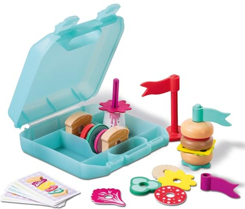 Ravensburger 12034060 Play+ Steck- und Spiel-Set: Fingerfood, Steck-Spiel, Pretend Play Set, Spielzeug ab 18 Monate, Küchenzubehör