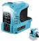 Convertisseur pour Makita Batterie 18V-22V, 180W Adaptateur Chargeur de Batterie avec USB Type-C 5V-12V / DC Trou Rond 12V 5A / Prise AC 200V-240V 180W et Lampe LED 200LM pour Makita Batterie