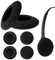 Logitech Headset Ohrpolster - 3 Paar Kopfhörer Schaumstoff Ersatz, Ohrpolster 60mm für H390 / H600 / H609 / H760 Kopfhörer Schutzüberzug (60mm, Schwarz)
