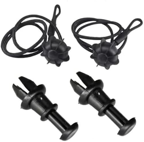 Pizgear Correa for Bandeja Trasera de Paquetes, for Seat Ibiza 2009-2017, for Maletero de Coche, con Clips, Bandeja, Colgador, Gancho pivotante, cordón. Gancho de Carga para Maletero de Coche
