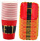 Cabilock 1 Juego Platos y Vasos Decorativos para Fiestas Barbacoa y Camping