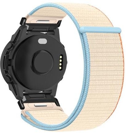 Nylon Elastisches Armband für Garmin Descent G1 Uhrenarmband, Ein Klick Schnellverschluss Verstellbares Ersatzarmband für Herren Damen Kompatibel mit Garmin Descent G1 Solar Armbänder (1)