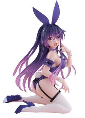 Tokisaki Kurumi Figur Anime Bunny Girl Figur Yatogami Tohka Actionfigur Uniform Stil Knien Pose Modell PVC Statue Sammlung Ornamente