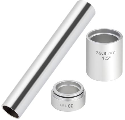 MCAOAL Kits de casques de vélo, outils d'installation couronnes, réglage de course pour vélos, alliage d'aluminium, fourche avant, installation de fourche