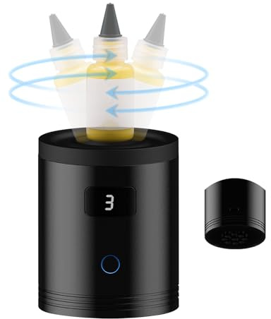 Mini Vortex Mixer, Farbmischer 5200rpm, Tattoo Ink Paint Mixer, Dreistufige Geschwindigkeits, Labor Vortex Schüttler Stirrerr für Acrylfarbe, Nagellack und Wimpernkleber