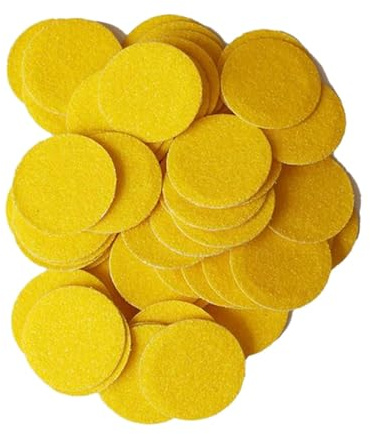 perfeclan 100pcs Ersatz-Schleifpapier Scheiben Pad Hornhaut Entfernung Fußpflege Pediküre Fußfeile Werkzeuge Zubehör für Elektrische Fuß Datei - Grob