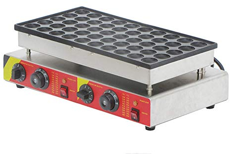 CGOLDENWALL NP-544 50pcs Automatic Poffertjes Grill Poffertjes machine poffertjes grill Dutch Mini Pancakes Machine Commercial Waffle Maker Waffle Baker Waffle Machine 110V/220V CE
