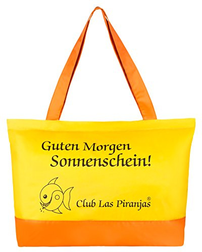 Club Las Piranjas® Strandtasche 59×12,5×38 cm, GELB *neu! Saison 2023/2024*