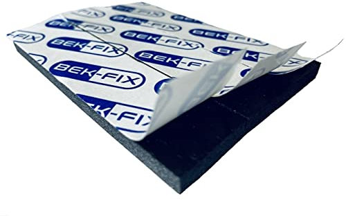 BEK-FIX® 6X Number Plate Double Sided Foam Adhesive Fixing Pads Sticky Pads 6mm Oversized