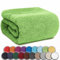 NatureMark SAUNATUCH/Badetuch – Premium Qualität 80x200cm – Sauna-Handtuch 100% Baumwolle – Farbe: Apfel Grün