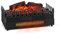 KLARSTEIN Kamini FX - Cheminee Decorative chauffante, Cheminee Artificielle, Cheminee Electrique encastrable, 1000/2000W Fonction Chauffage, 2W LED, 45cm - Noir