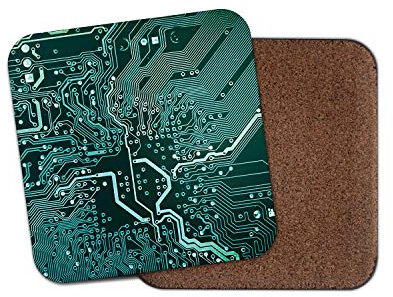 Motherboard-Computer Wizz Untersetzer – Leiterplatine Chip-Technologie Geschenk #16893