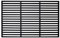 LARS360 Grille rectangulaire en fonte pour barbecue à gaz et charbon de bois, massif et émaillé, tailles (42 x 28 cm)