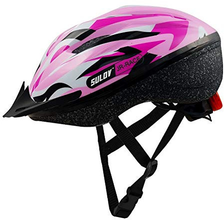 SULOV Unisex-Youth Fahrradhelm JR-Race, Rosa, M (53-56 cm)
