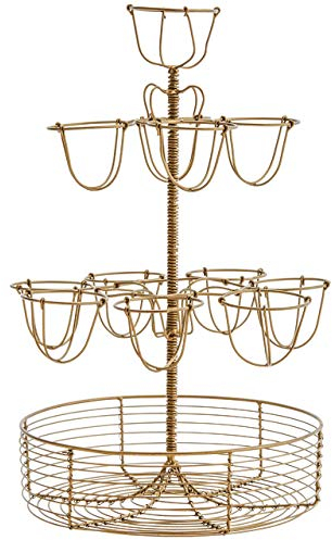 Madam Stoltz Etagere 30cm Messing