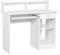 Yaheetech Schreibtisch Computertisch mit Ablage, Bürotisch PC-Tisch Tisch für Home Office Kinderzimmer 106 x 94 x 50 cm, Weiß