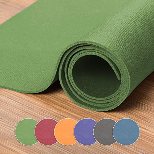 XXL Yogamatte 160x200cm Grün, schadstofffreie Yogamatte, besonders groß und breit, ÖKO-Tex 100 zertifiziert und rutschfest