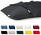 Kissenbezug 40 x 80 Baumwolle Premium Satin 2er Set Kissenhülle Deko für Kissen Bett/Sofa Stoff Superweicher Resistent Hypoallergen Anti-Milben Kopfkissenbezug mit Verdecktem Zip Voll Waschbar