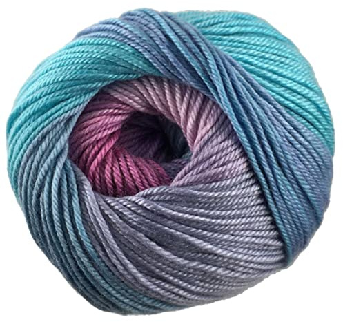 Papatya Sundae Rainbow Multicoloured 100% Microfibre Acrylic 100g 4 Ply (S08)
