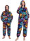 emmarcon Pigiami Animali Invernali in Pile per Bambini e Adulti, Tuta Intera Monopezzo con Cappuccio, Morbido e Caldo. -Pile.zuc-160/M