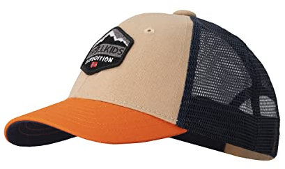 Trollkids Kids Femund Cap 54, Bright orange/Desert