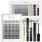 QUEWEL 144 Pcs DIY Wimpern-Extensions, Lash-Extension mit langanhaltenden Cluster-Lashes Bond und Seal, natürliche Lash-Cluster für Anfänger zu Hause (QU-H-DH-04)