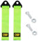 Bajiuxhfei 2 Pezzis Cinghia di Traino, Gancio Traino in Tessuto, Cinghia di Traino Tuning, Trailer Corda, per Fune Traino Racing Universale, il Trasporto di 2 Tonnellate di Peso (Verde)