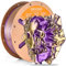 ERYONE High Speed Filament Silk Dual Color 1.75mm +/- 0.03mm, 3D Printing PLA Pro Filament Fit Most FDM Printer, 1kg (2.2LBS) / Spool, Gold & Purple
