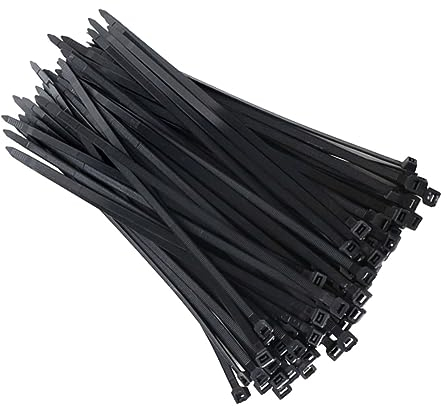HEMOTON Nylon-kabelbinder-set 250 Stück Selbstsichernde Kabelbinder Für Kabelmanagement Wiederverwendbar Nicht Im Design Für Büro Und Zuhause