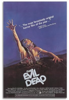 suumyo Evil Dead Poster, Raumdekoration, ästhetisches Poster, künstlerisches Poster für Schlafzimmer, Wohnzimmer, Wände, 30 x 45 cm, ungerahmter Stil