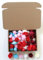 CaPiSo 6 Farben je 12 Stück Künstliche Rosen-Box 3,5cm Blumenköpfe Mini Foamrosen Kunstrosen für Handwerk Brautstrauß Rosenstrauß Streublüten Streurosen