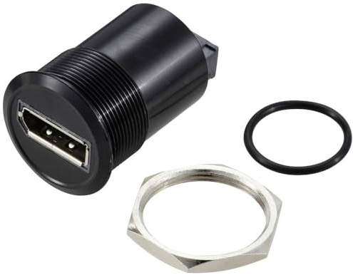 TRU Components TC-11980480 Display Port 1,2 Panel-Adapter Buchse DisplayPort Buchse - DisplayPort Buchse Schwarz Inhalt