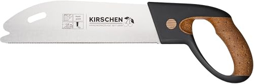 Kirschen Feinschnittsäge mit Korkgriff (Sägeblattlänge 270 mm, Länge x Höhe 425 x 130 mm, 17 Zähne pro Zoll, Holzsäge, Handsäge) 4410270