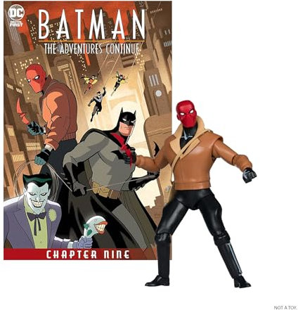 McFarlane Toys - DC Direct Page Punchers Red Hood (Batman: The Adventures Continue) Figura de 6 Pulgadas con cómic