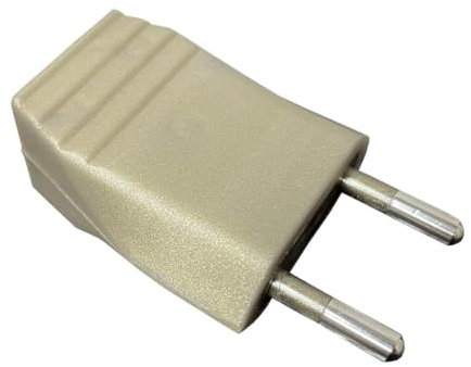 Clavija bipolar de 4mm en oro viejo, ideal para conexiones eléctricas seguras y estéticas en instalaciones eléctricas.