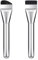 Oruola 2 Pièces Pinceaux Maquillage Ultra Fins,Pinceau Fond de Teint Plat,Pinceaux Maquillages Contour Plat pour Fond de fluide,Teint,Crèmes et Correcteurs,Manche en Poignée Ergonomique