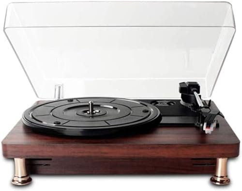 asdchZen Vinyl Record Player Phonograph European Retro Small American Record Player Home Living Room Modern Audio