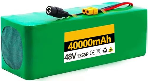 Batterie de vélo électrique 36V 48V 20Ah 30Ah 40Ah Batterie au Lithium 36V 48V Batterie Li-ION Rechargeable 48 Volts Batterie Ebike Scooter électrique XT60 T Plug XT60,36V 40AH