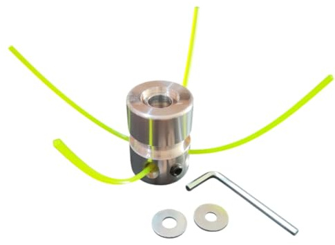maryse Testina Decespugliatore Universale,Testina in Alluminio per Decespugliatore a Scoppio Resistente, Leggera, Facile da Ricaricare, Accessorio per Decespugliatore