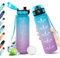 Gourde Sport 500ml, Bouteille d'eau avec Filtre, Bouteille sans BPA, Gourde Réutilisable, Étanche, Gourde Enfant pour l'école, Bureau, Sport, Yoga, Fitness, Randonnée et Activités en Plein Air