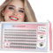 Parriparri Pre Glued Cluster Lashes 119Pcs No Glue Needed Eyelashes 10-14mm Self Adhesive Lashes Reusable Natural Press-On Individual Eyelashes with Tweezers Easy to Wear&Remove