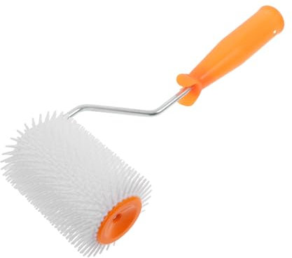 Spiked Flooring Roller for Self Leveling Cement Durable Bubble Remove Tool for Smooth Surface Finishing Paint Brush Roller for Floor Screed and Leveling Tasks