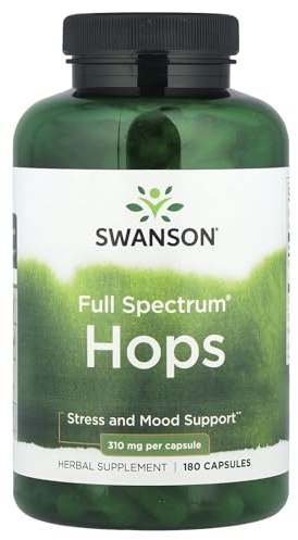 Swanson Full Spectrum Hops, 310mg - 180 caps