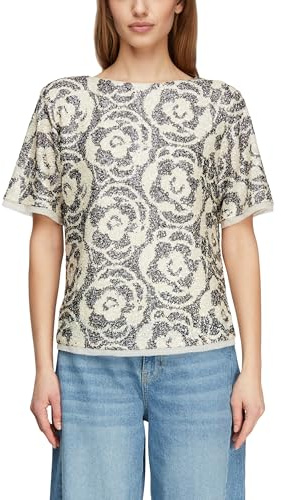 Comma Paillettenshirt im Relaxed Fit
