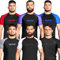 Elite Sports 2022 Jiu Jitsu BJJ Rash Guards, Men's BJJ, No GI, MMA Ranked Short Sleeve Compression Base Layer Rash Guard Purple
