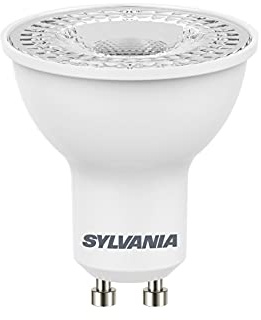 Sylvania LED Pack of 10, GU10, 345 lm, 830 = 3000 K, 36 Degrees, 15,000 Hours