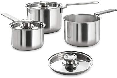 Robert Welch Campden Cookware Saucepan Set, 3 Piece