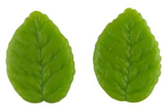 Marzipanblätter, grün, groß 45mm 24 Stck